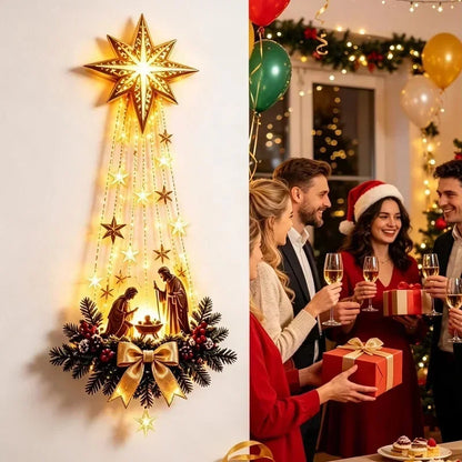 Bethlehem Star of Faith LED Wall Decor